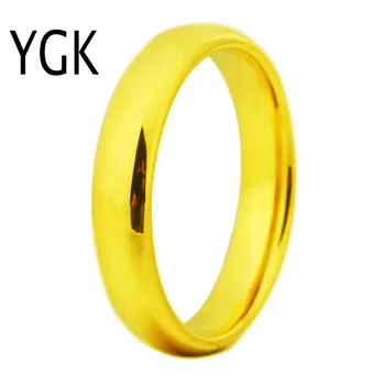 YGK Bijuterii Inele Simple, Carbură de Tungsten Inel de Aur Clasic Cupluri de Nunta Inele de Podoabe pentru Bărbat sau Femeie Inele de Logodna 1